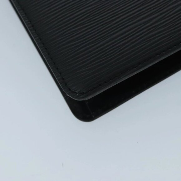 LOUIS VUITTON Epi Pochette Homme Clutch Bag Black Noir - Picture 9 of 15
